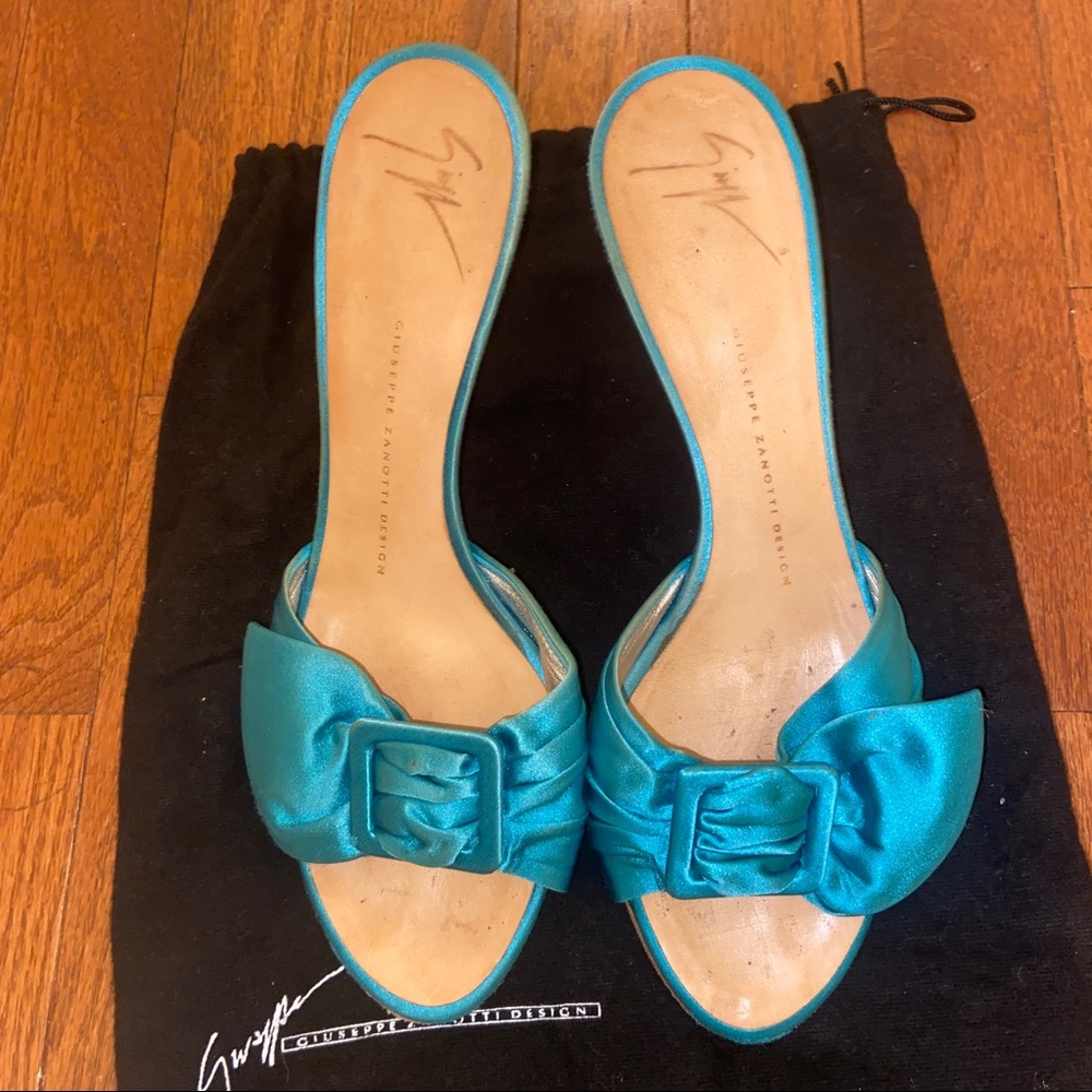 Authentic Giuseppe Zanotti Blue Sandals